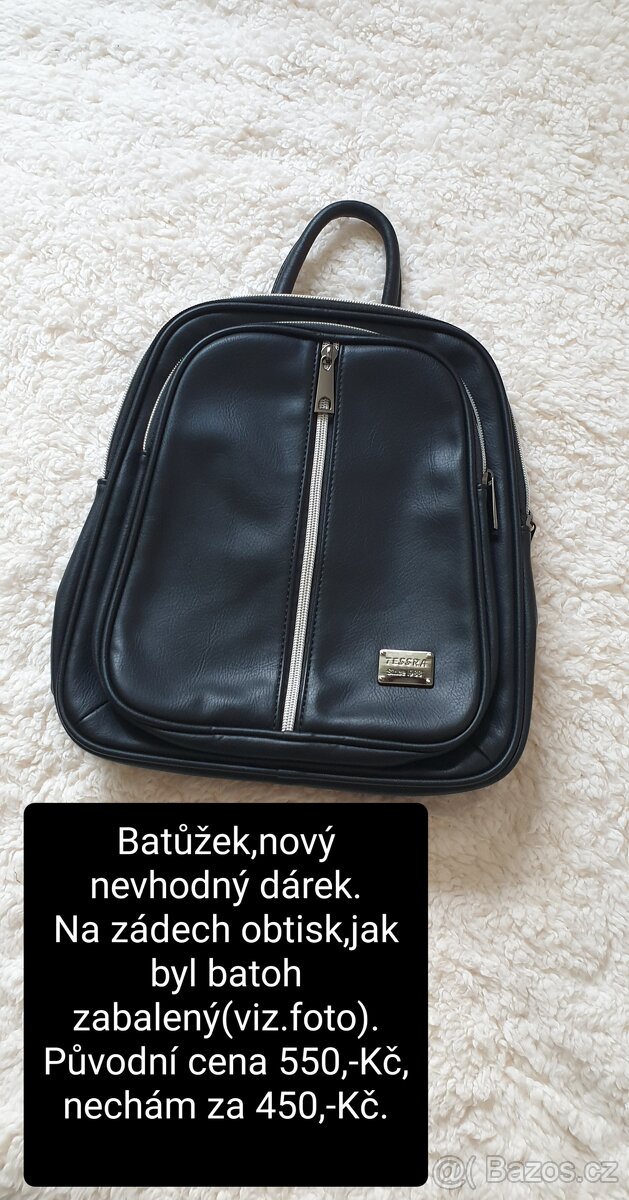Batůžek- nový.