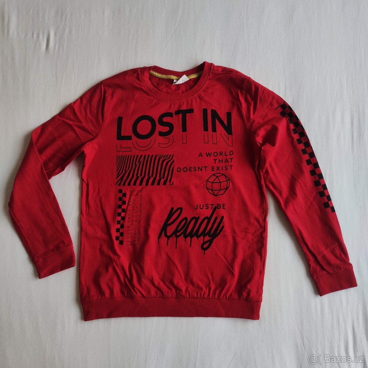 Chlapecké klučičí triko tričko dlouhý rukáv v 164