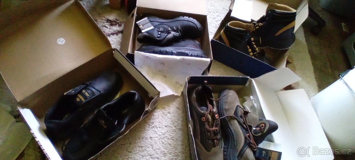 4x pánské pracovní boty vel. 44 NOVÉ