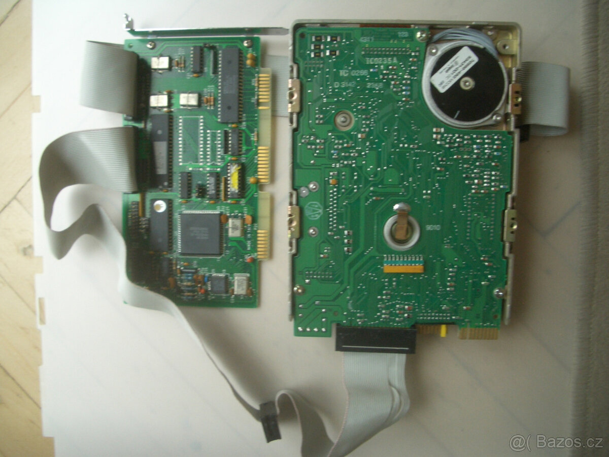 Historický MFM HD, ISA MFM řadič a kabely