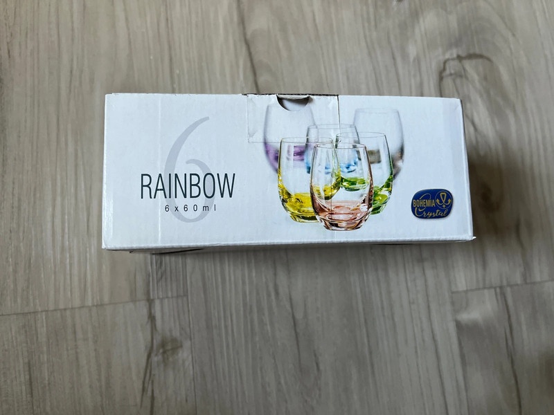 Rainbow skleničky 6x60ml
