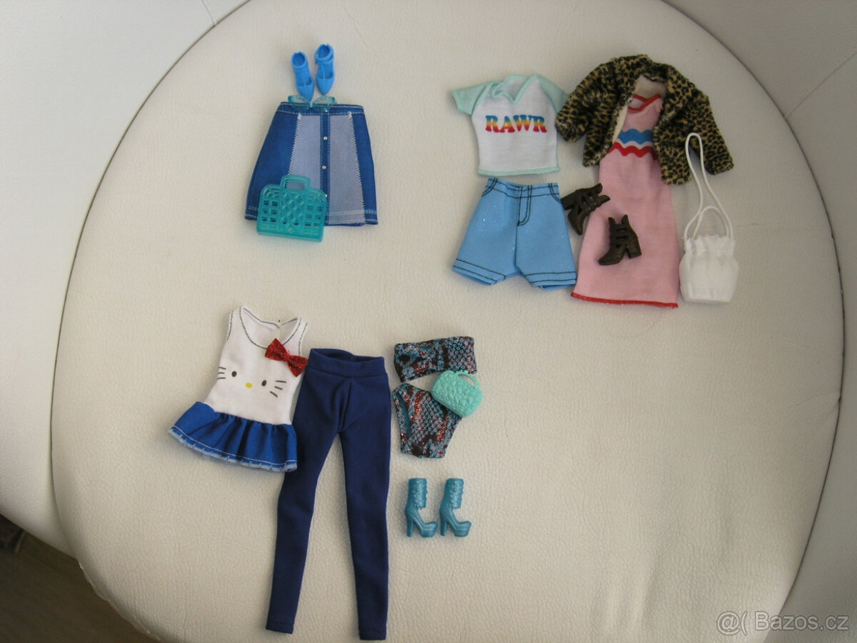 Barbie oblečení šaty boty doplňky sety Mattel