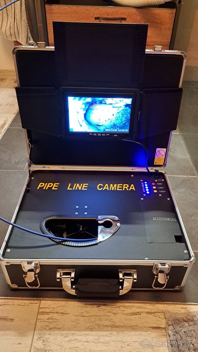 Inspekční kamera do kanalizace 20m kabel