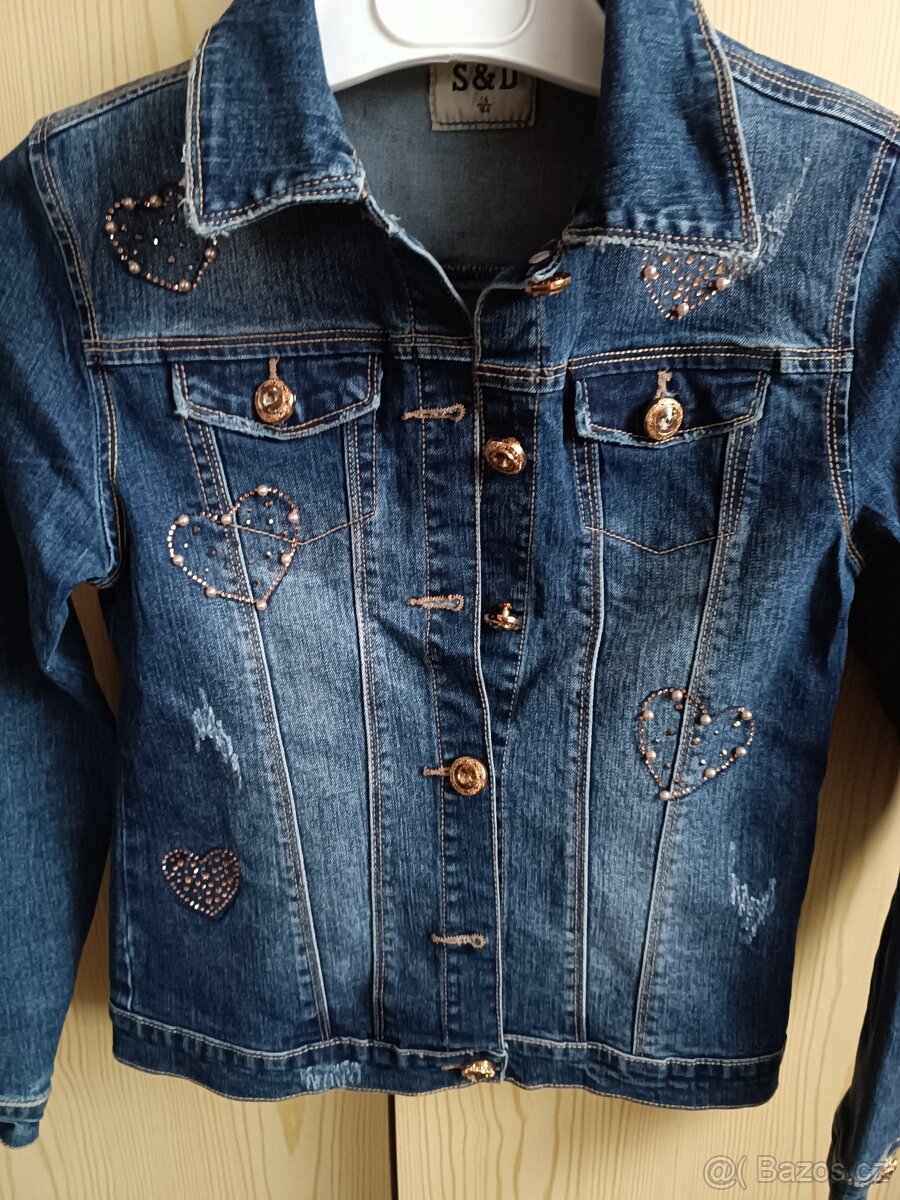 Dívčí riflová bunda