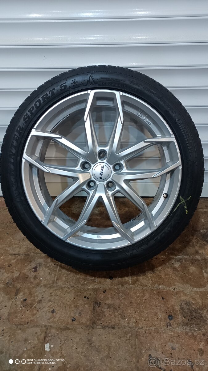 Alu kola Rial 5x112r19+245/45r19 zimní