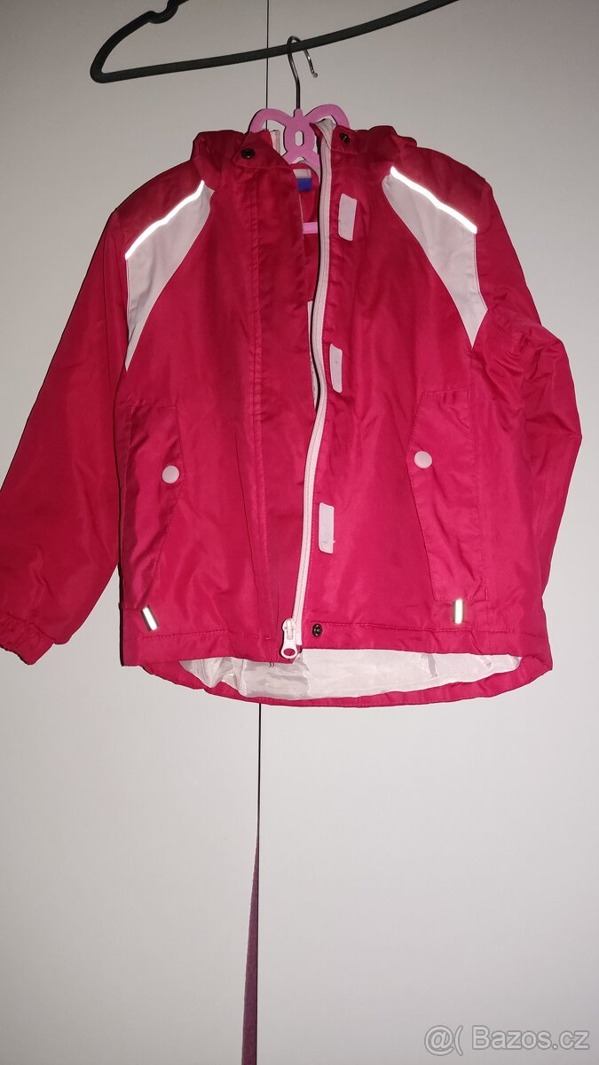 Dívčí zimní bunda vel. 110/116