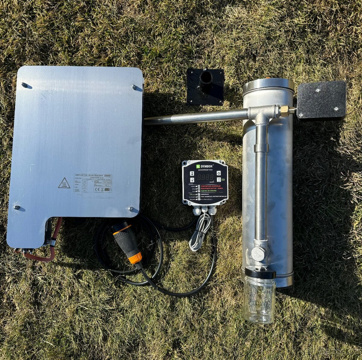 Topná spirála s regulátorem a generátorem pro udírny,sušičky