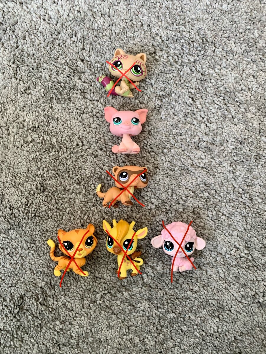 Různá zvířata Littlest Pet Shop