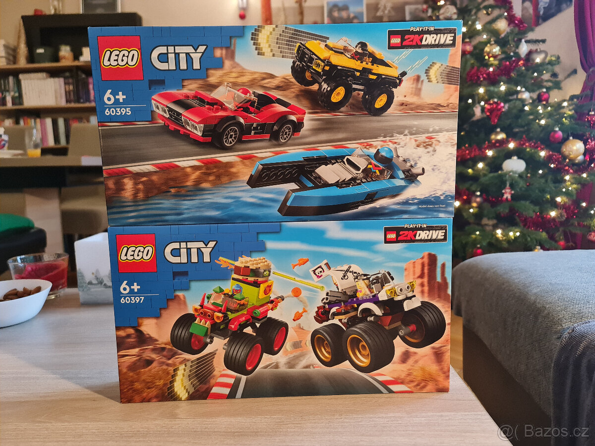 LEGO® City 60397 + LEGO® City 60395 + dárek (balíkovna 30kc)