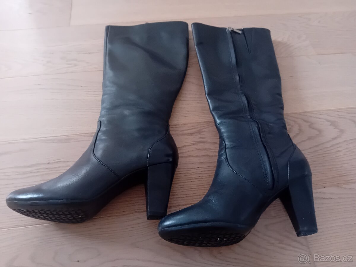 Dámské kozačky kožené GEOX vel. 38