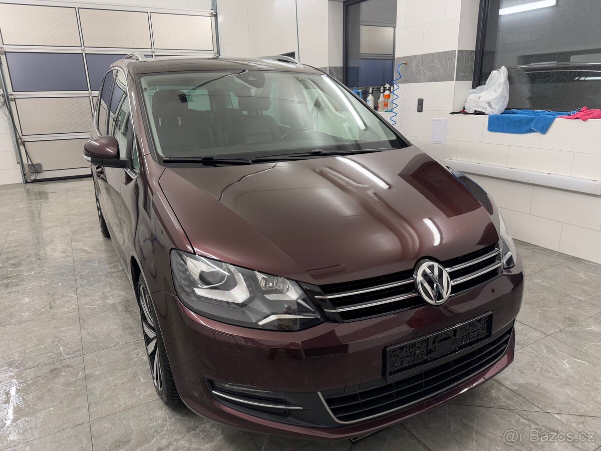 VW Sharan 2.0TSi 162kw 7míst DSG webasto kamera