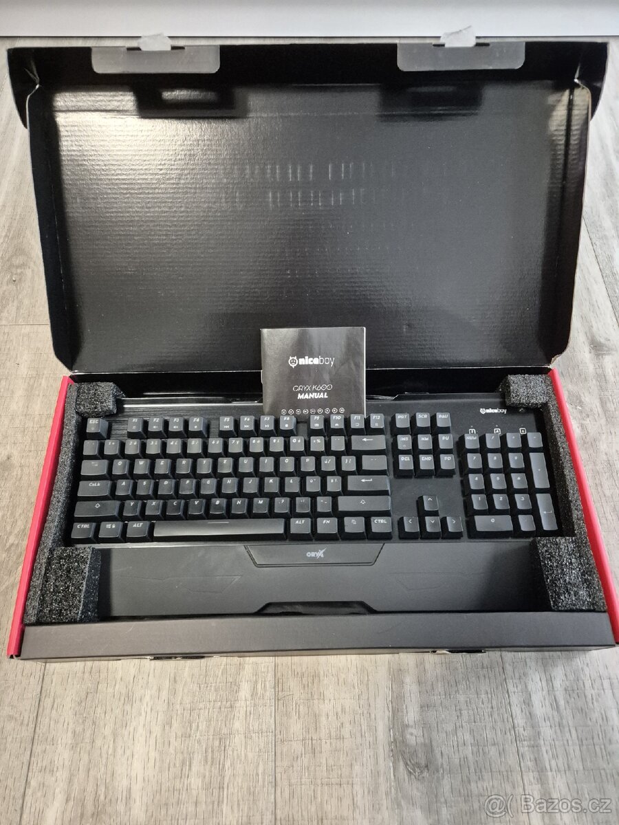 Niceboy ORYX K600 CZ/SK top stav // mechanika OUTEM Red