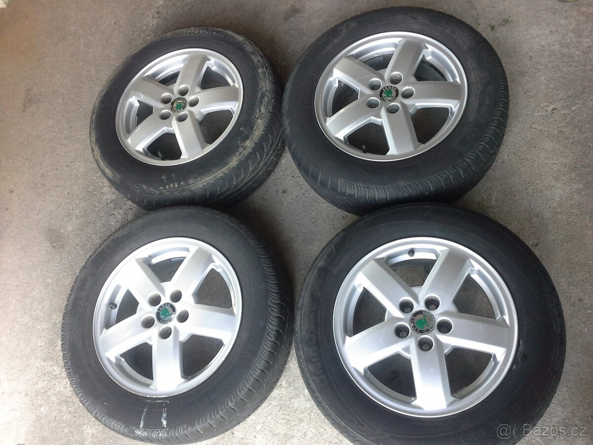 Al. disky na Skoda Octavia1 ,6J×15H2, ET38, 5×100