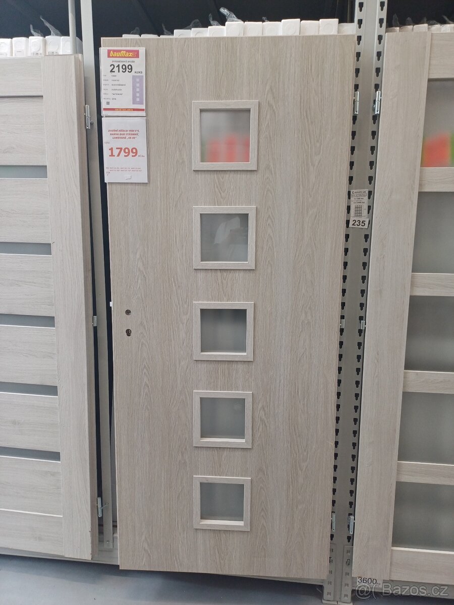Nové interiérové dveře 60cm levé
