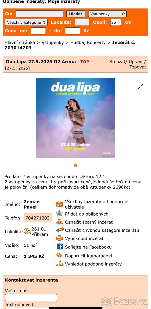 PODVOD Dua Lipa mění i mobil 704271203