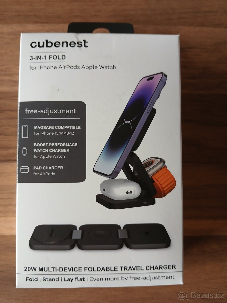 Nabíječka na IPhone, Airpods,Apple Watch
