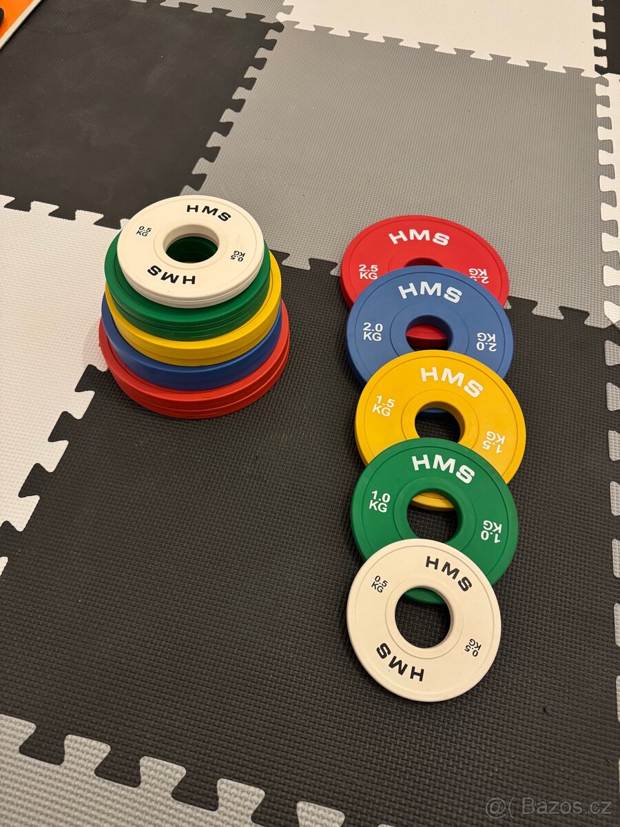 Fitness vybavení / HMS kotouče 3 sady