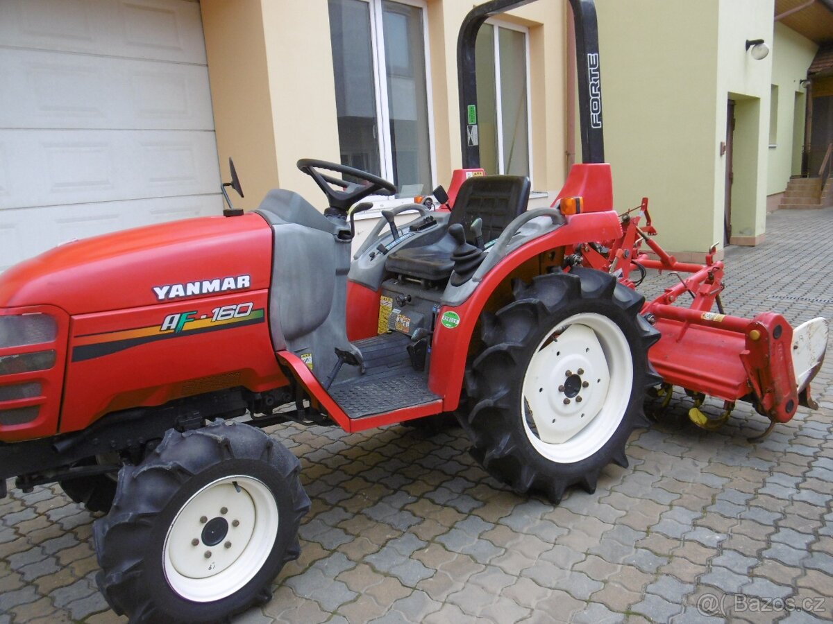 Malotraktor YANMAR AF160D s rotavátorem