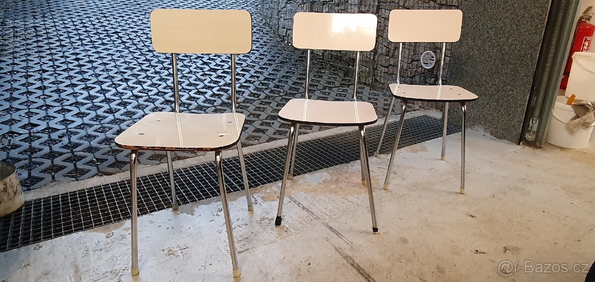 Retro židle 3ks