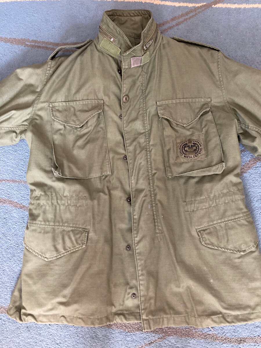 Vojenská bunda US Army M 65 originál