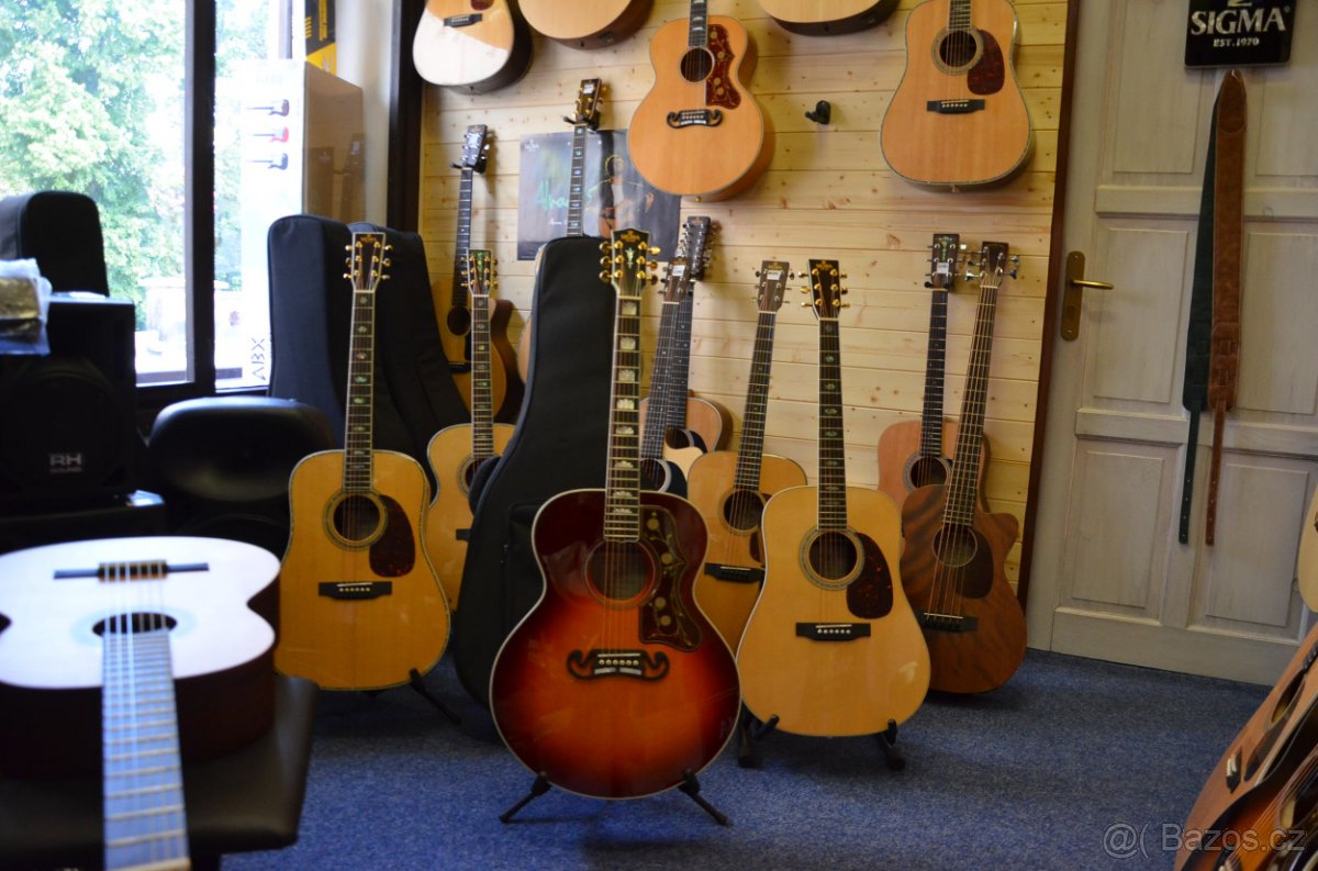 KYTARA CELOMASIVNÍ 6 STRUNNÁ Sigma Guitars SGJA-SG200 PPP