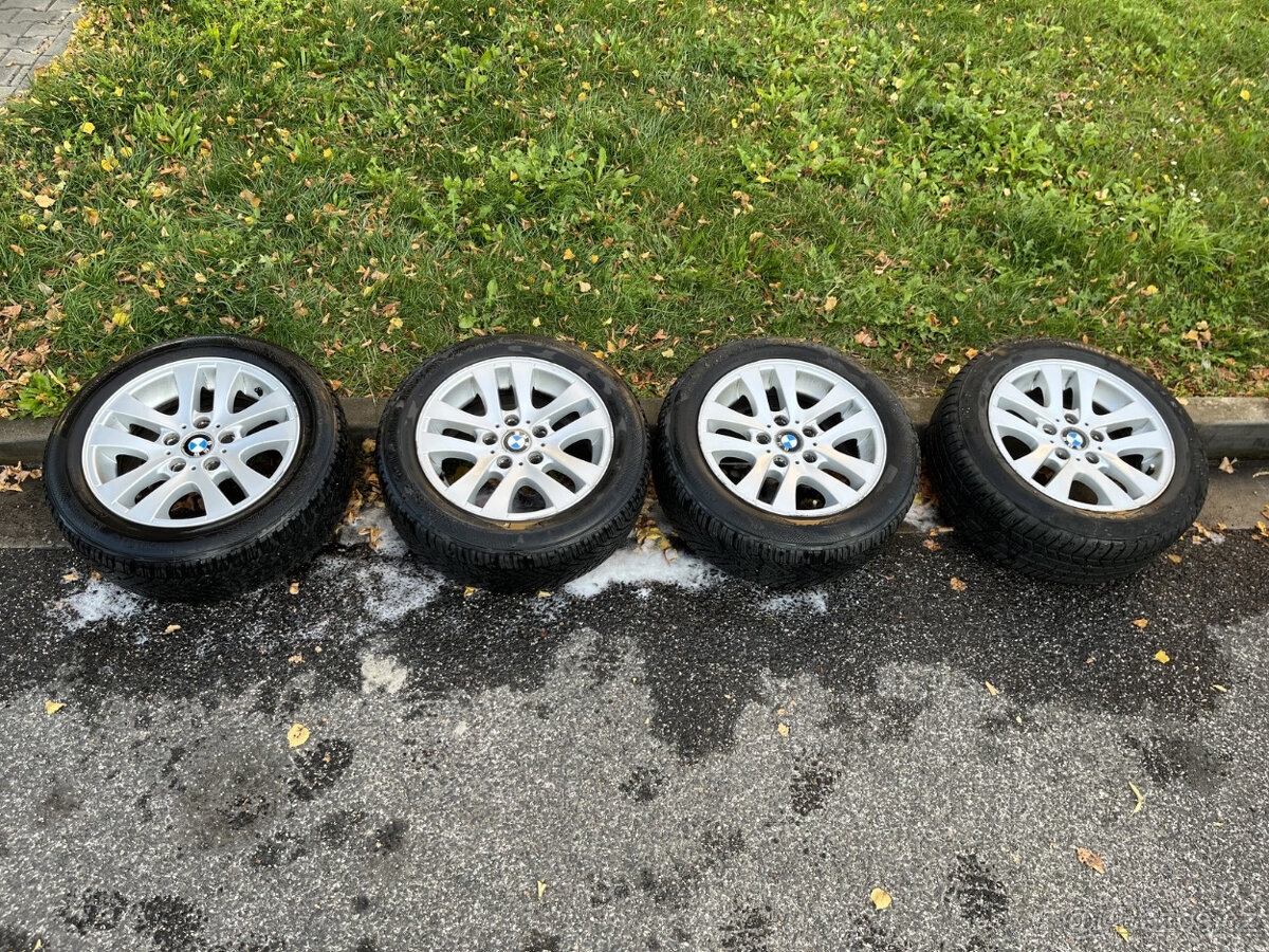 BMW Alu kola R16 + pneu Continental zimní