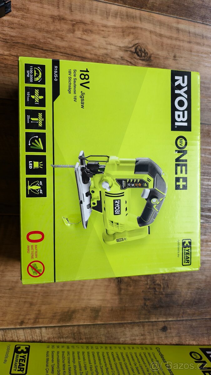 Přímočará pila Ryobi 18v.