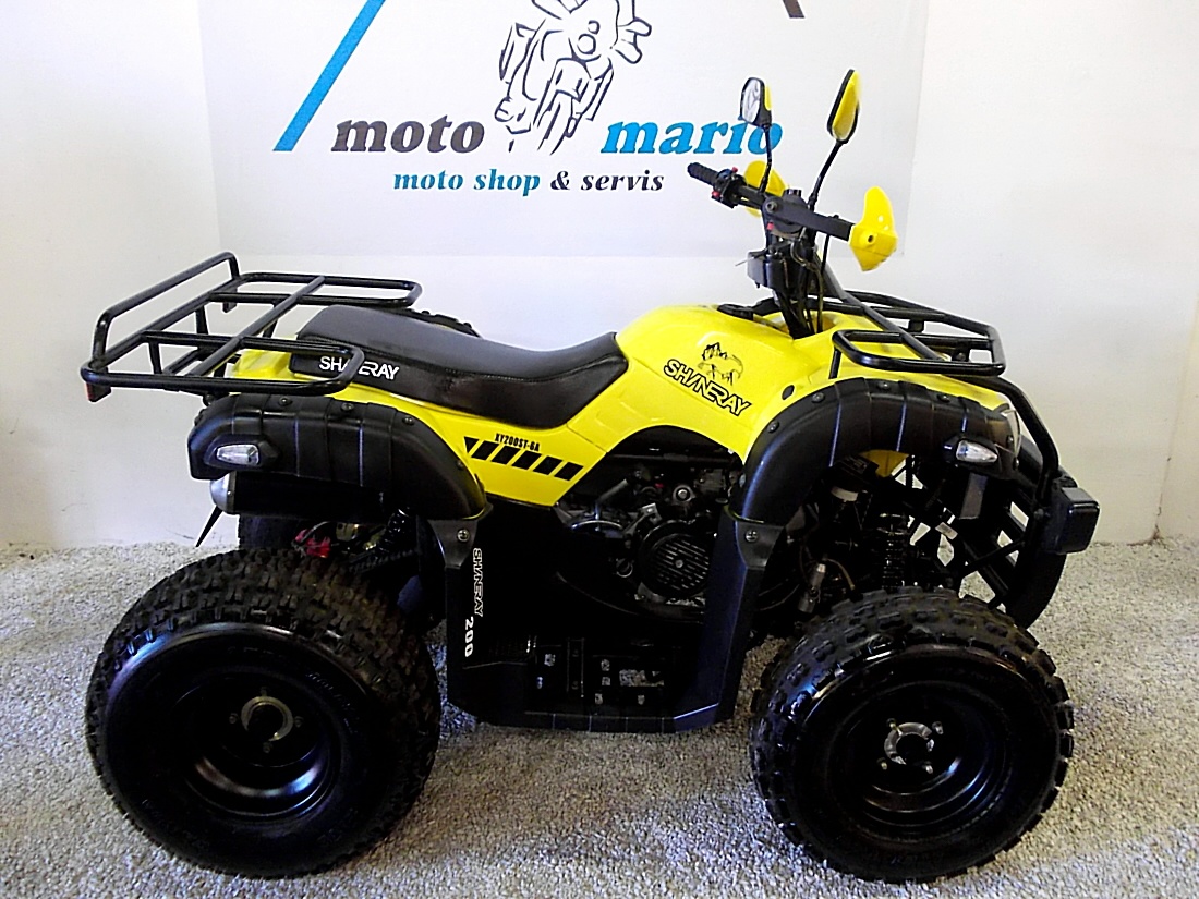 ATV Shineray XY 200 ST nové v ČR, jen 300km  Výrobní STAV