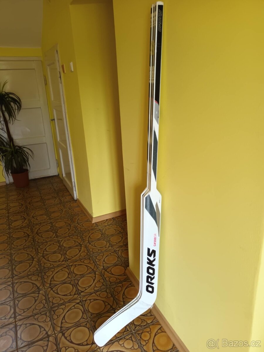 Nové brankářské hokejky,OROKS GK 500 SR,"26",opač.g,3 kusy
