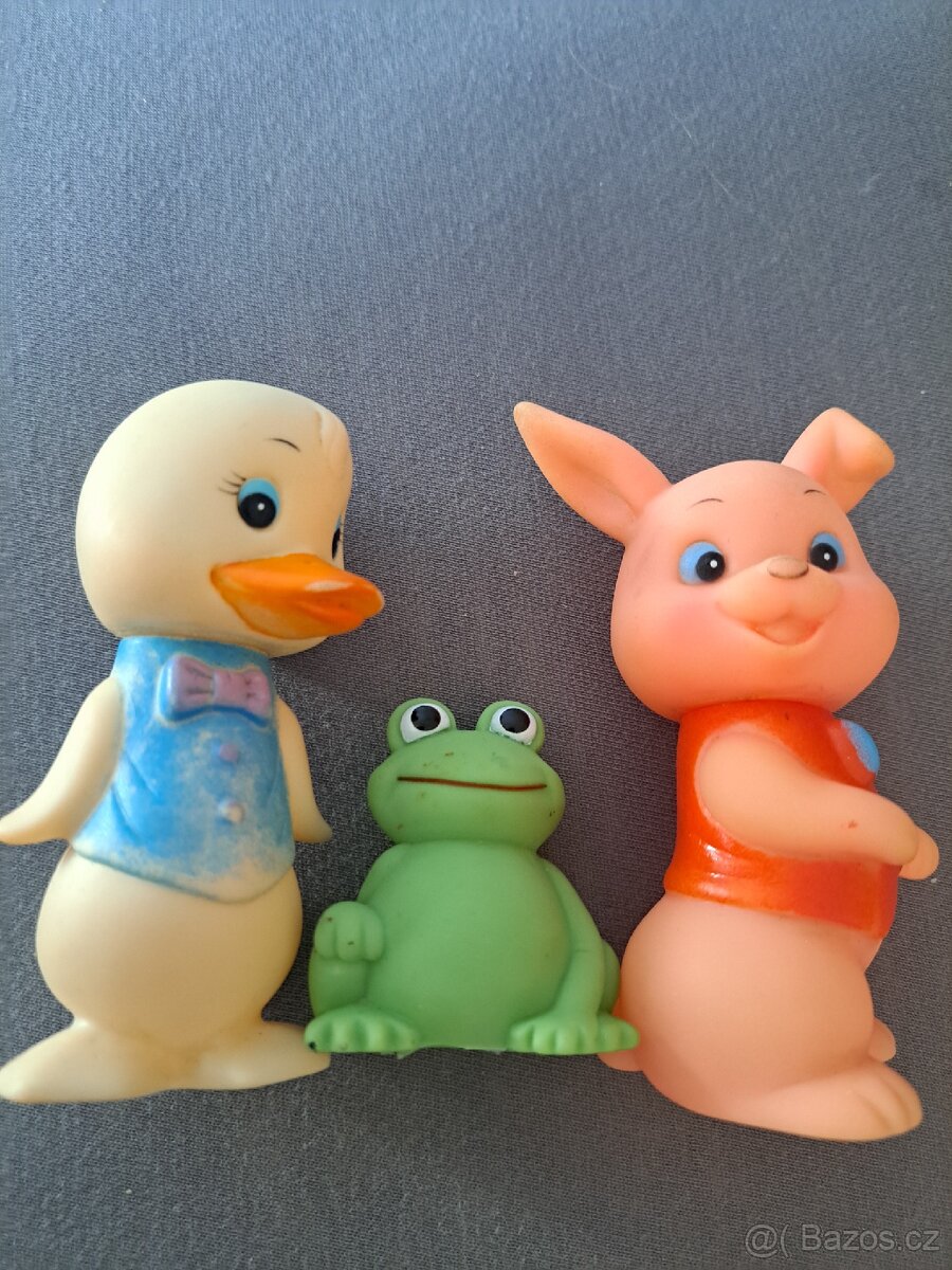 Gumové hračky retro