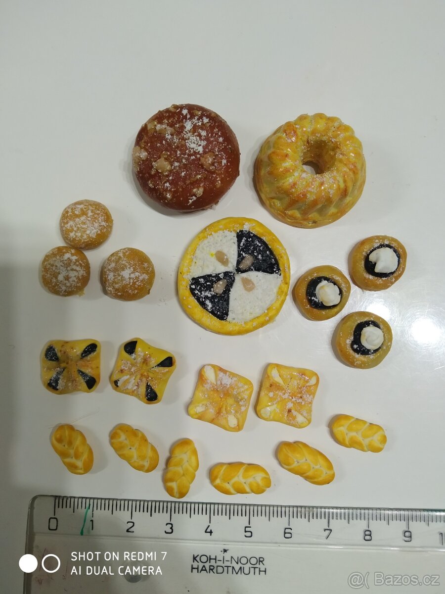 Jídlo pro panenky panenka barbie miniatury sladké