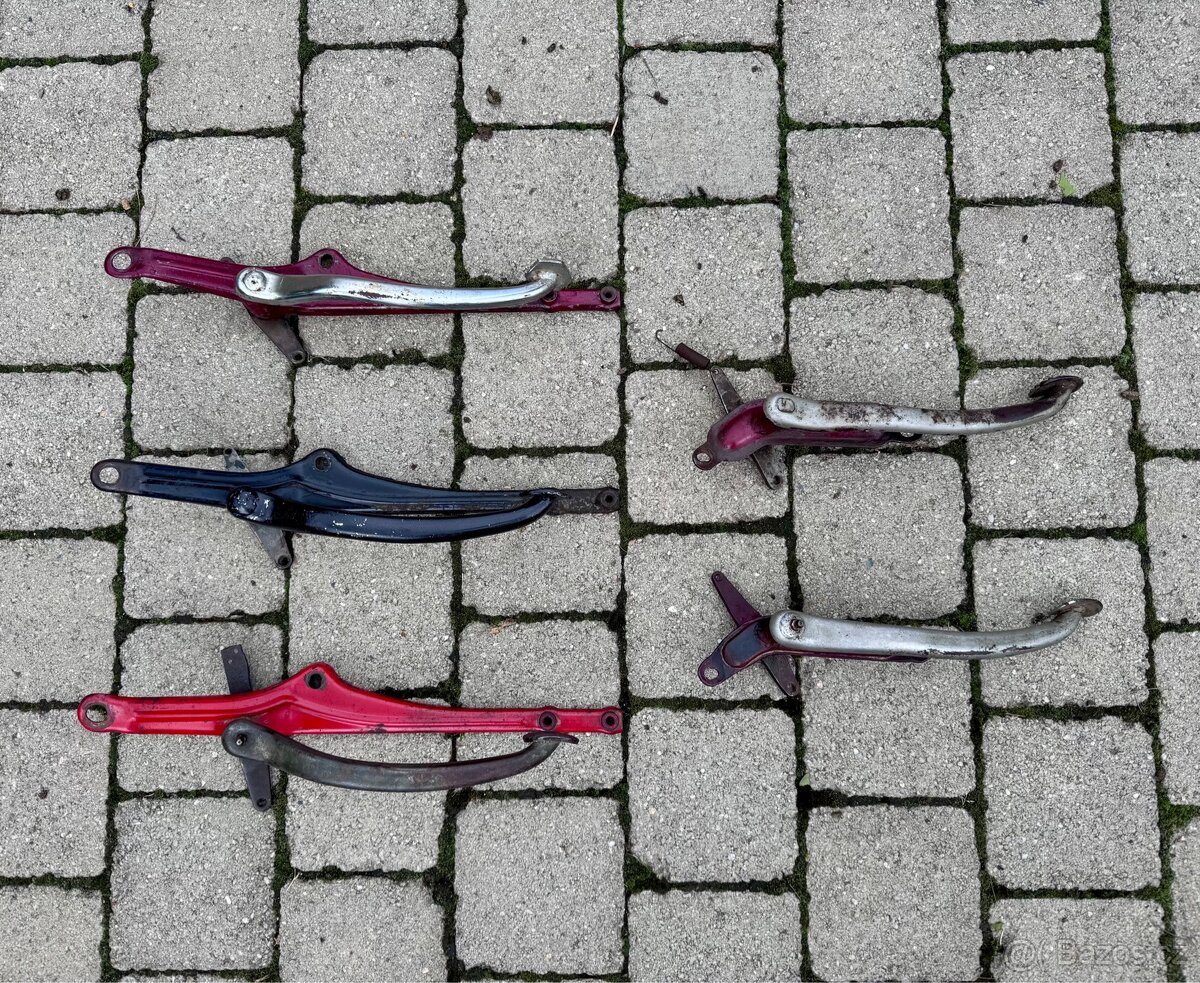 Jawa ČZ kývačka, ČZ - brzdové páky