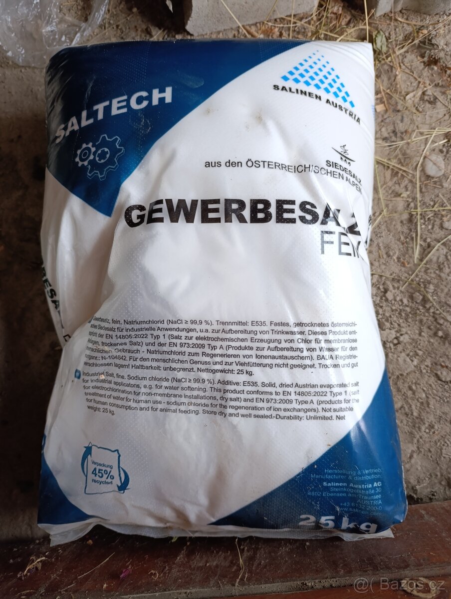 Bazénová sůl Saltech 25 kg