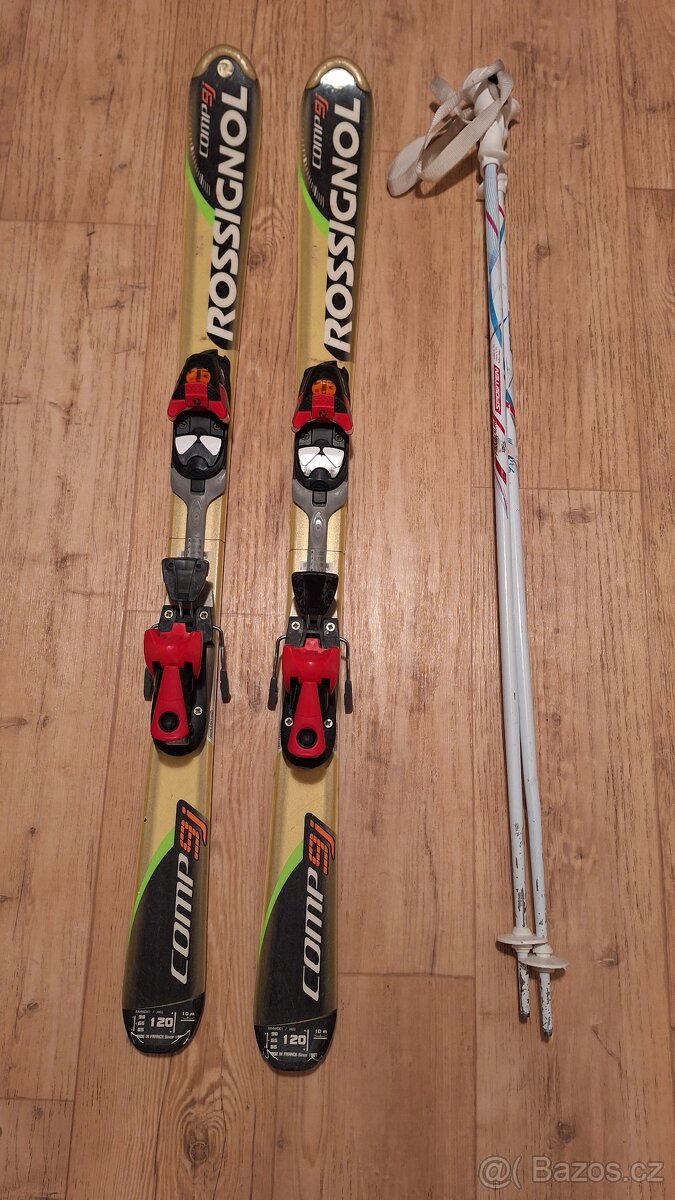 Dětské sjezdovky Rossignol comp 9j, 120 cm