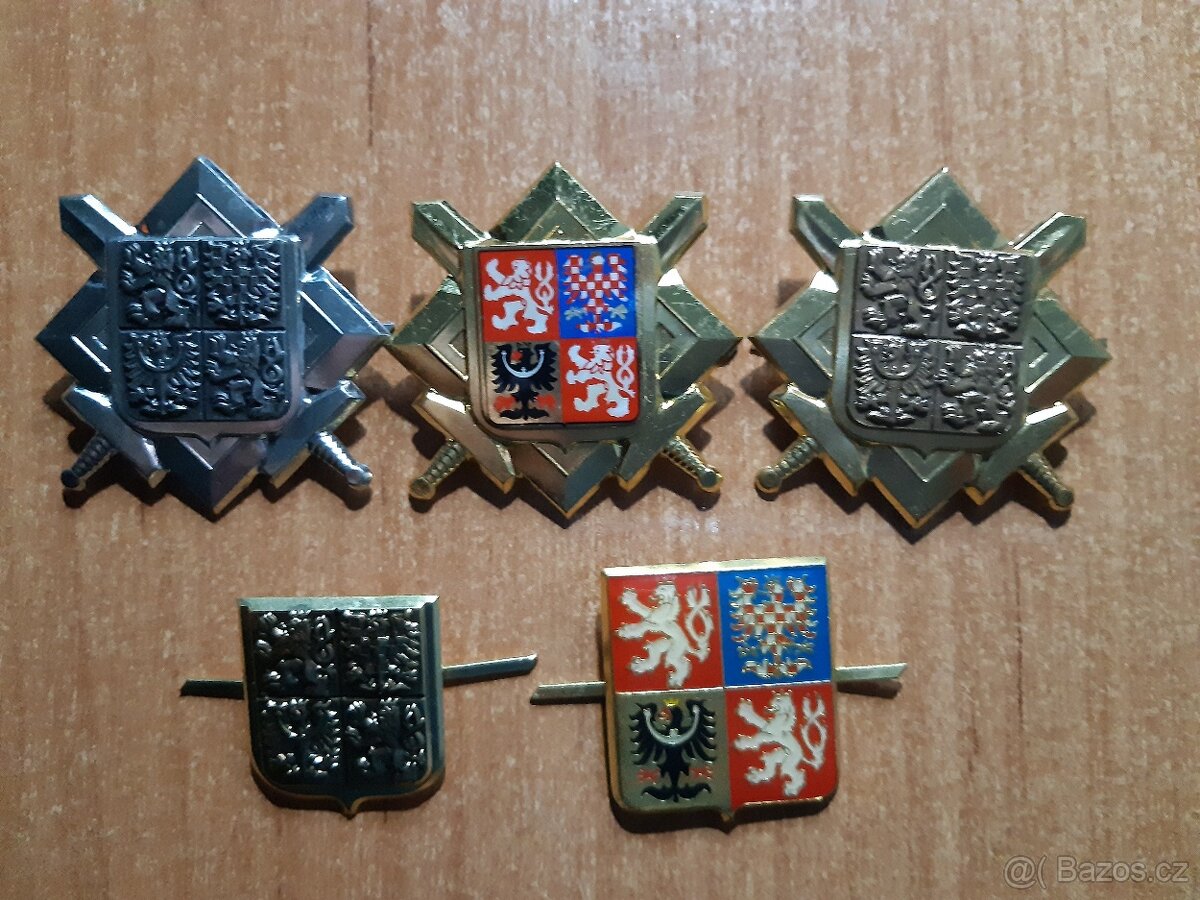 Odznaky Česká Republika 5 ks