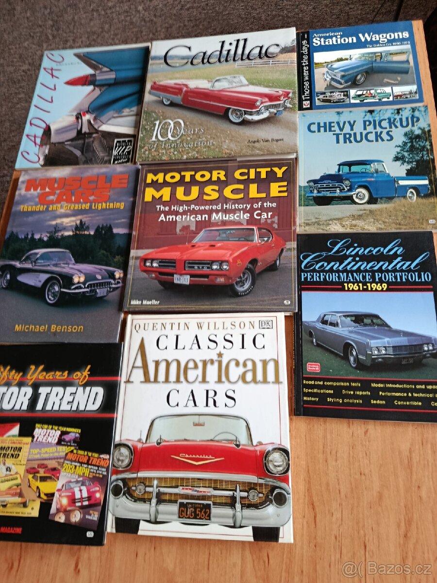 Knihy USA vozu