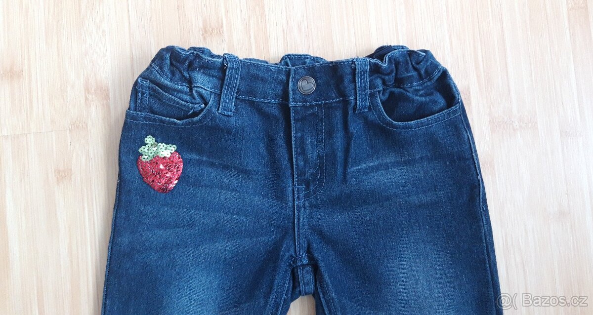 Džíny zn. DOPO-DOPO - vel. 128
