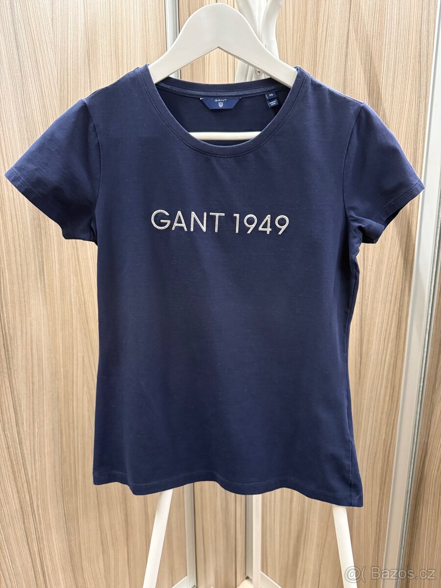 Gant tmavě modré tričko