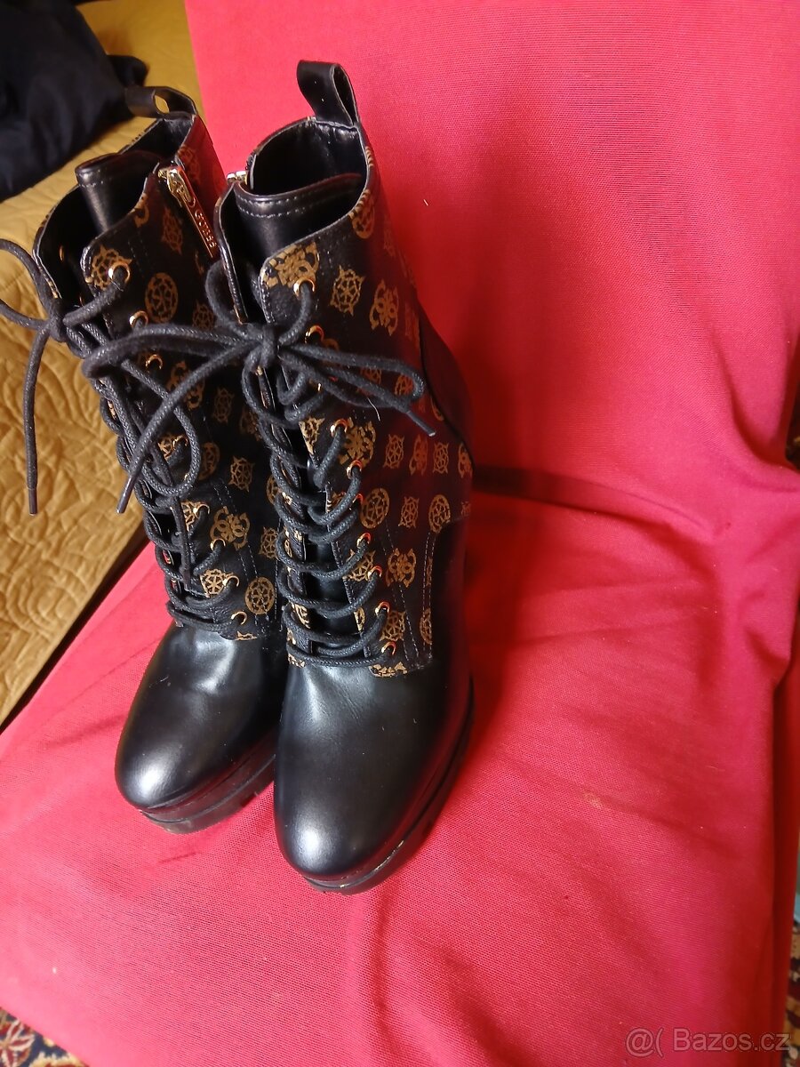 Kožené boty Guess-original