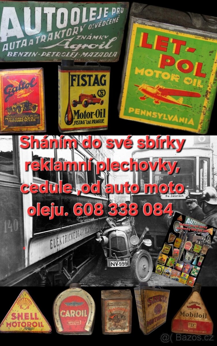 Kanystr plechovka na olej