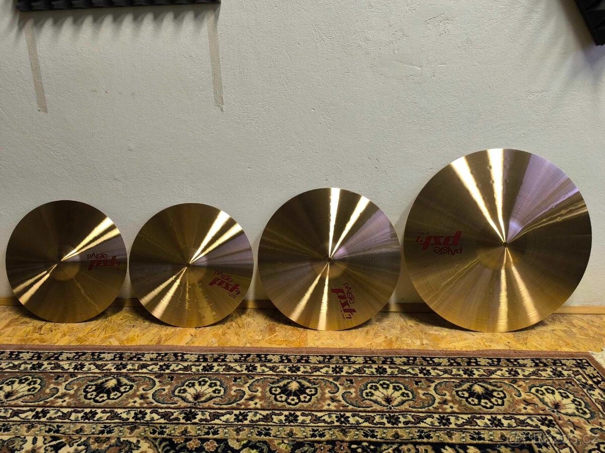 Prodám činely Paiste PST 7 – téměř nepoužité