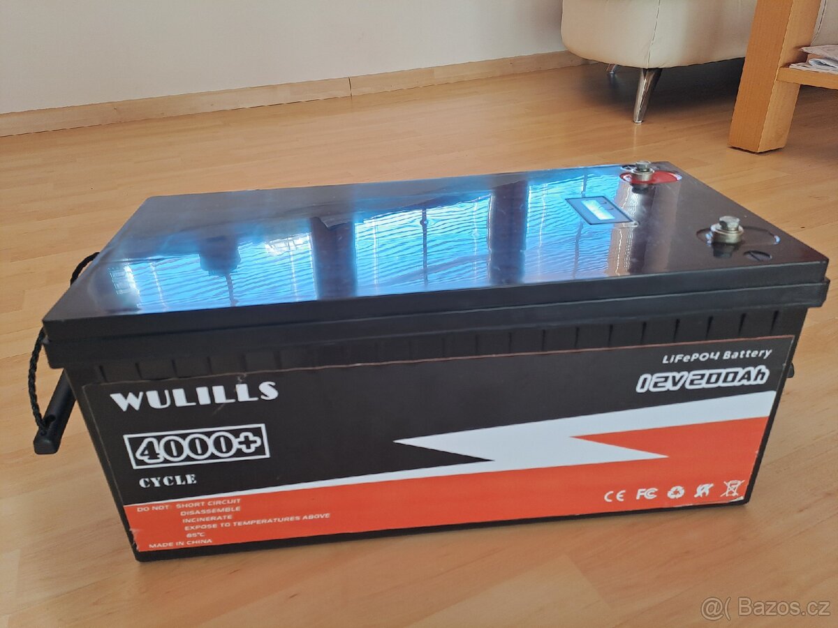 Baterie 12V Lifepo4 200Ah BMS