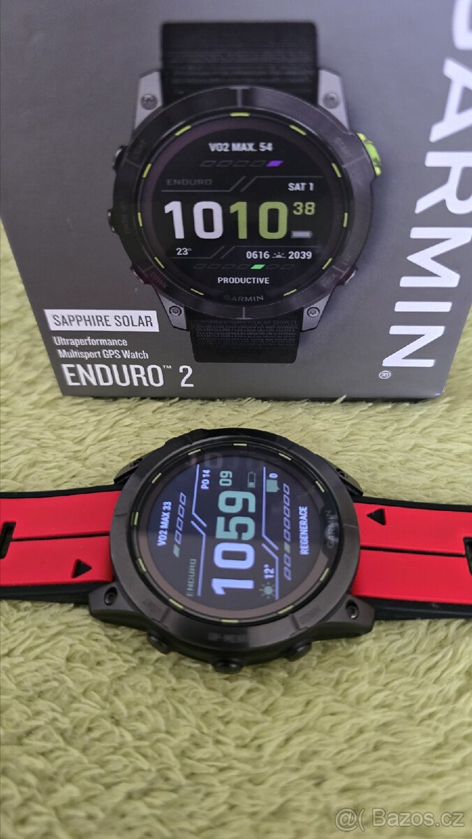 Prodám Garmin Enduro2 saphire solar titanium