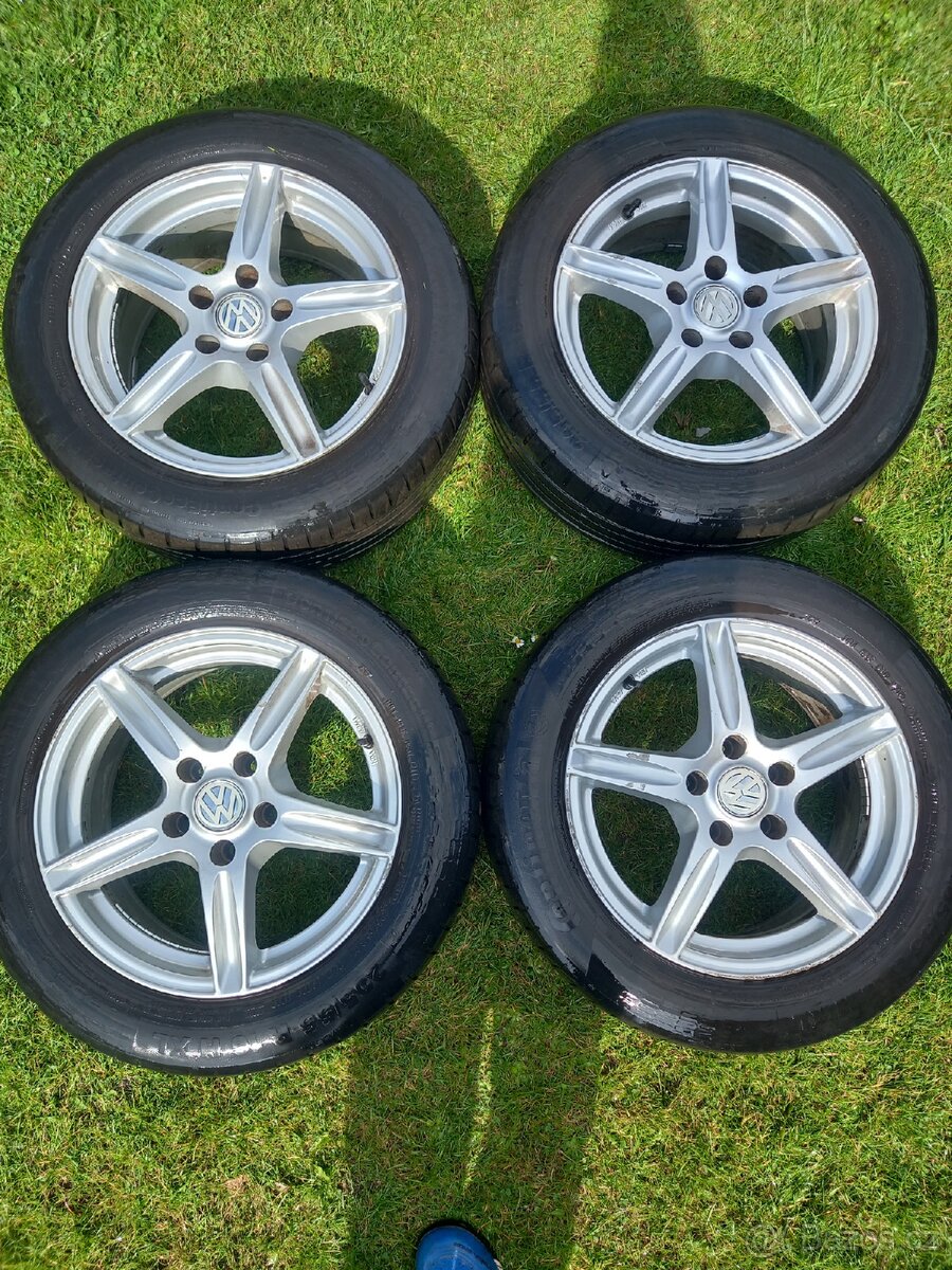 Alu kola letní sada 5x112 16" Golf 6+, Dezent, Caddy,Touran