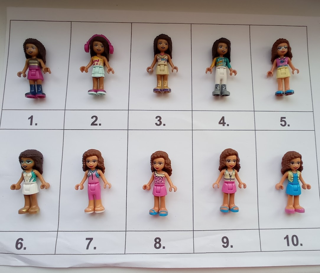 Lego Friends figurky-holčičky C (nové, nehrané)