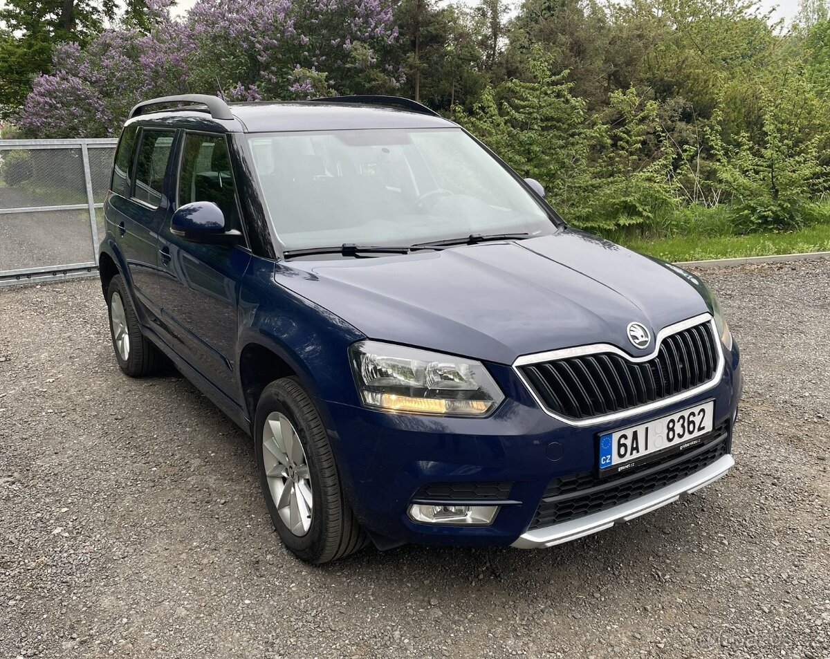 Škoda Yeti 2.0 TDI 81 kW. 4x4 1 majitel ČR. Rv 2017