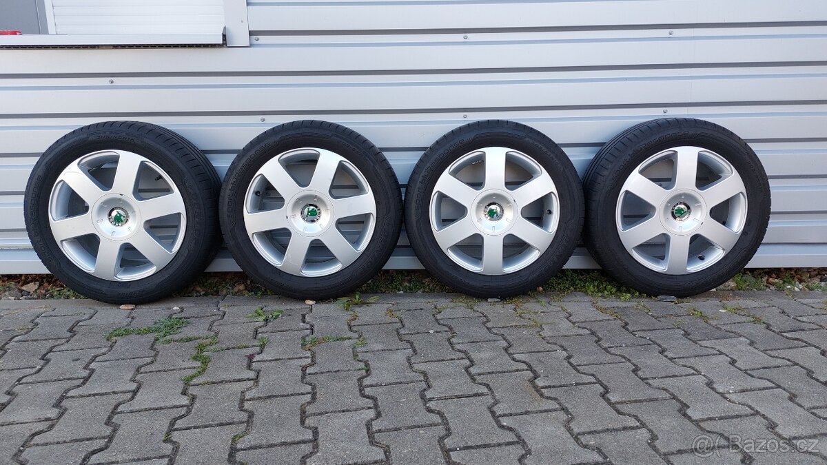 Alu kola 5x112 r16 originál Škoda Octavia II