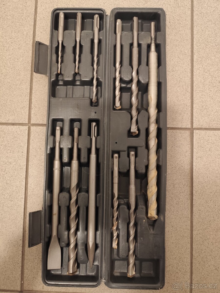 Sada (11ks) SDS vrtáků a kladiv