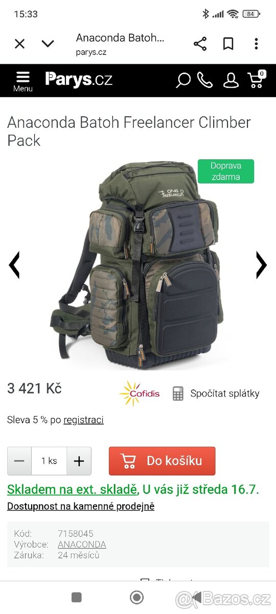 Batoh Anaconda
