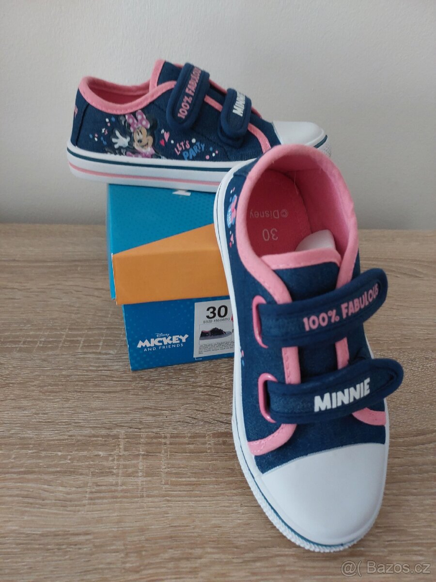 Dívčí tenisky Minnie - vel.30 - NOVÉ